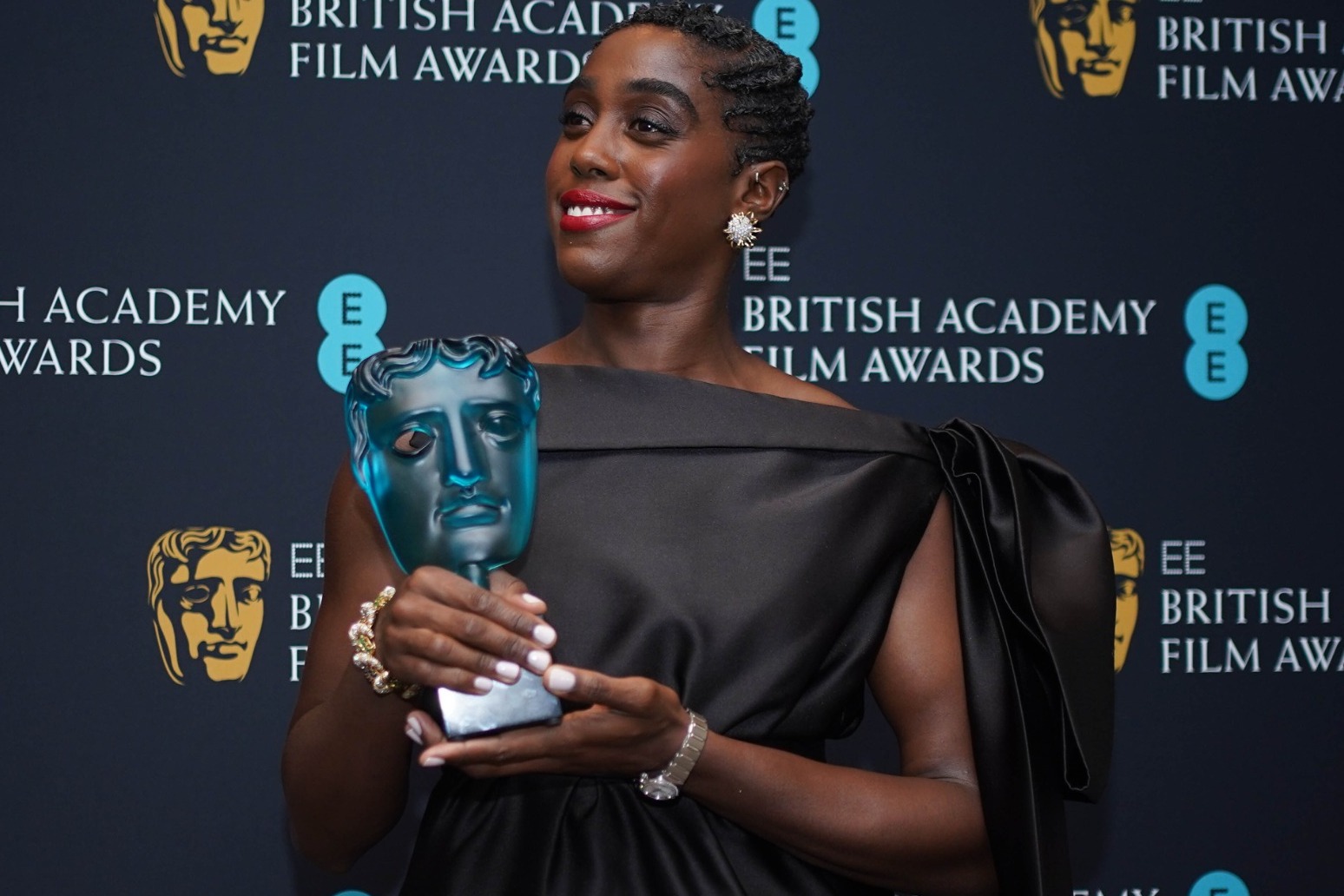 Bafta award winners show off their prizes and outfits at after-party 