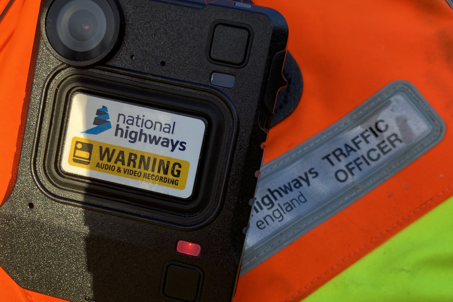 Motorway traffic officers given body-worn cameras after abuse from drivers 