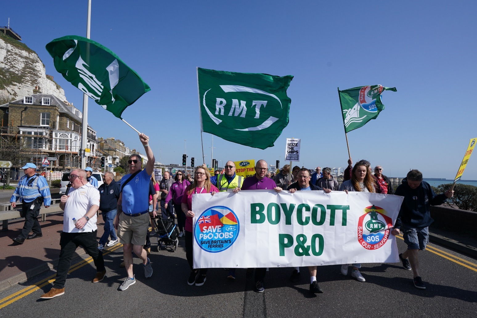 Rallies held to support ferry workers sacked by P&O 