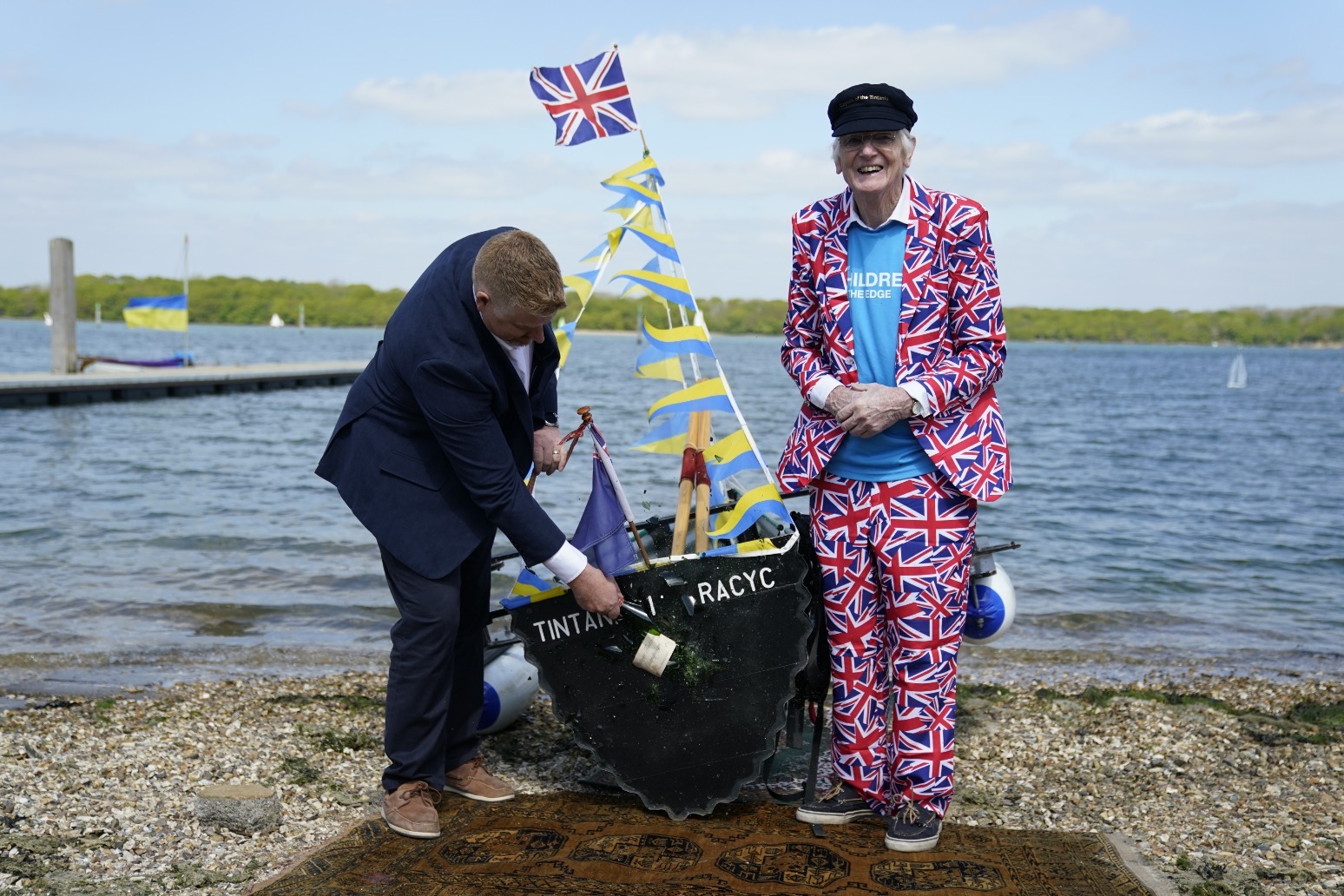 ‘Major Mick’ sets sail in Tintanic II to raise funds for Ukraine charity 