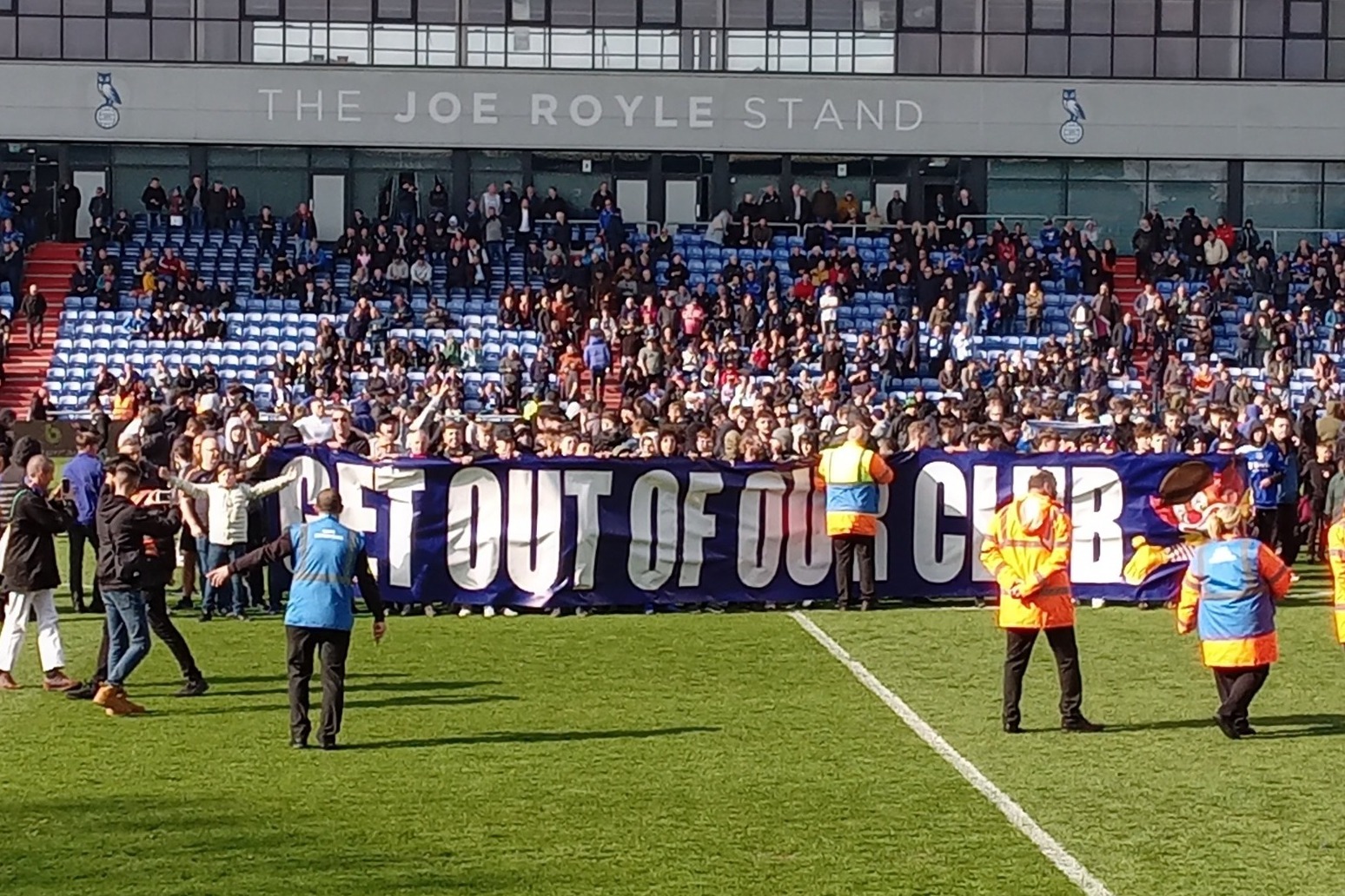 Oldham board take responsibility for ‘total failure’ of League Two relegation 