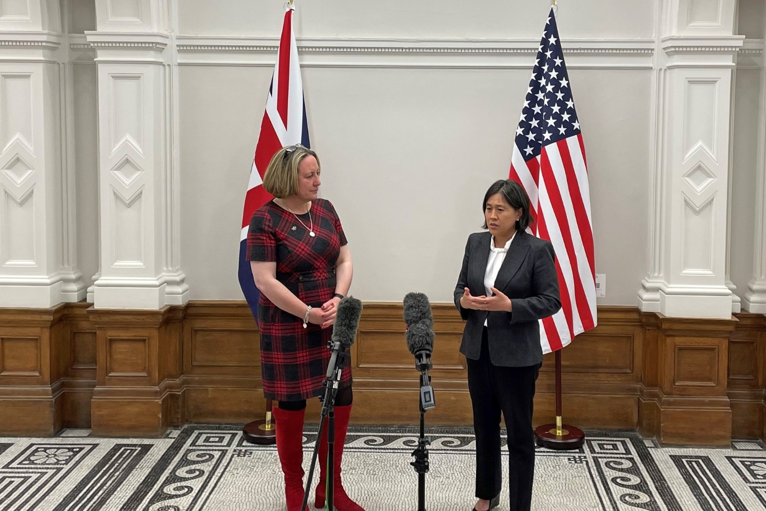 UK-US trade deal not dead, officials say, after further talks held 