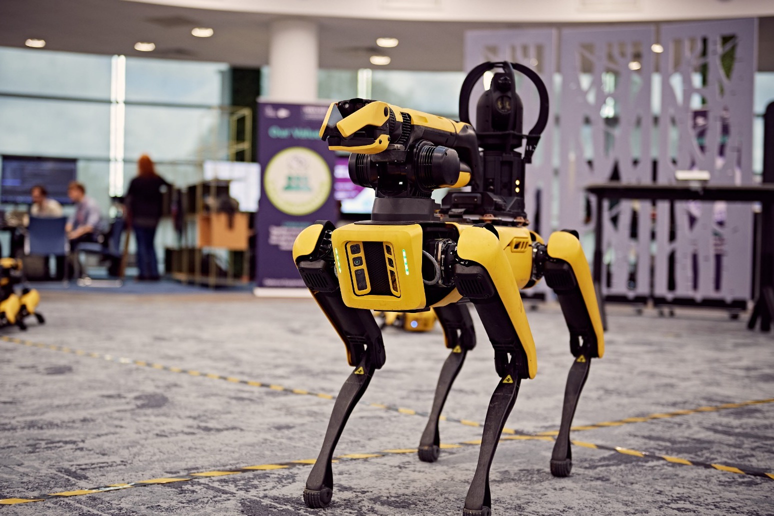 Coders take part in Robot Dog Olympics to help develop tech solutions for Army 