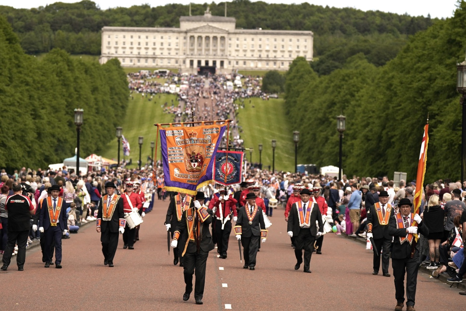 Thousands gather to celebrate Northern Ireland centenary 