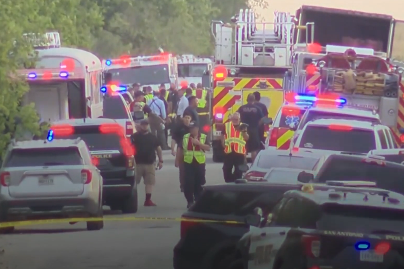 46 bodies found in southern Texas lorry trailer 