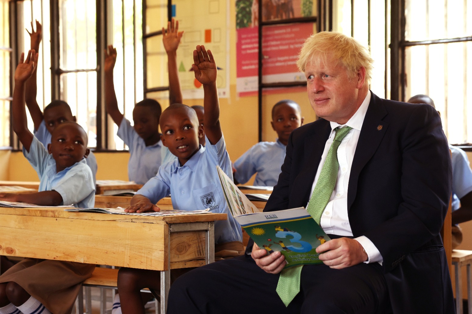 Boris Johnson to stress ‘obvious merits’ of asylum policy to Prince Charles in Rwanda 