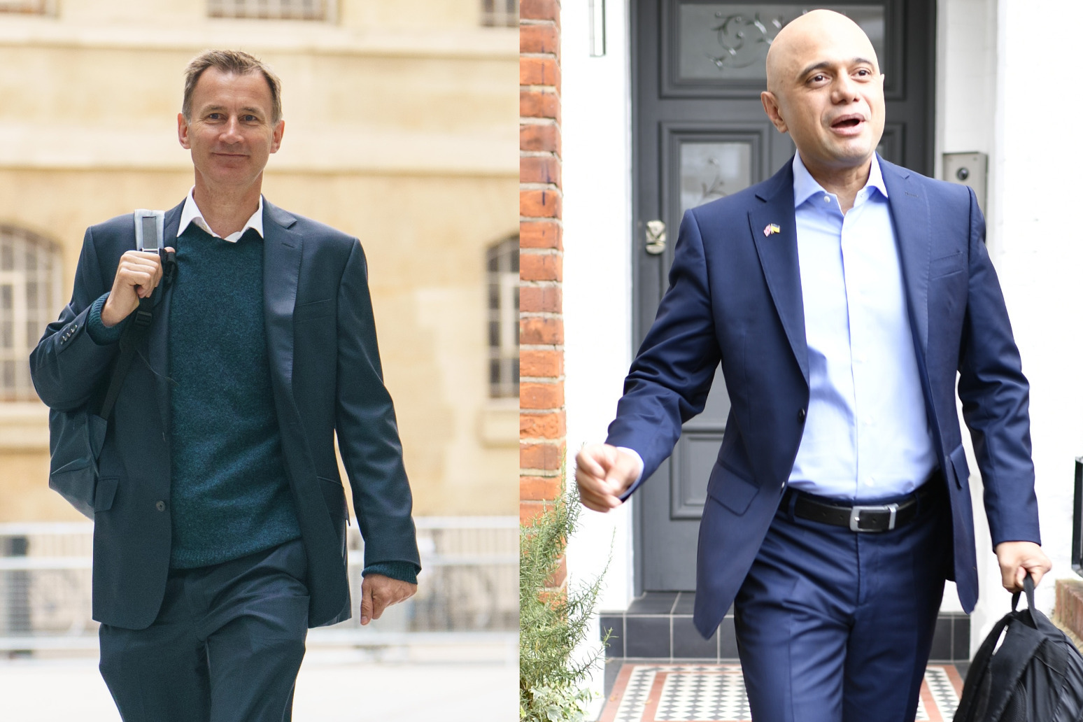 Former health secretaries Jeremy Hunt and Sajid Javid have both announced separate bids for the Tory leadership 