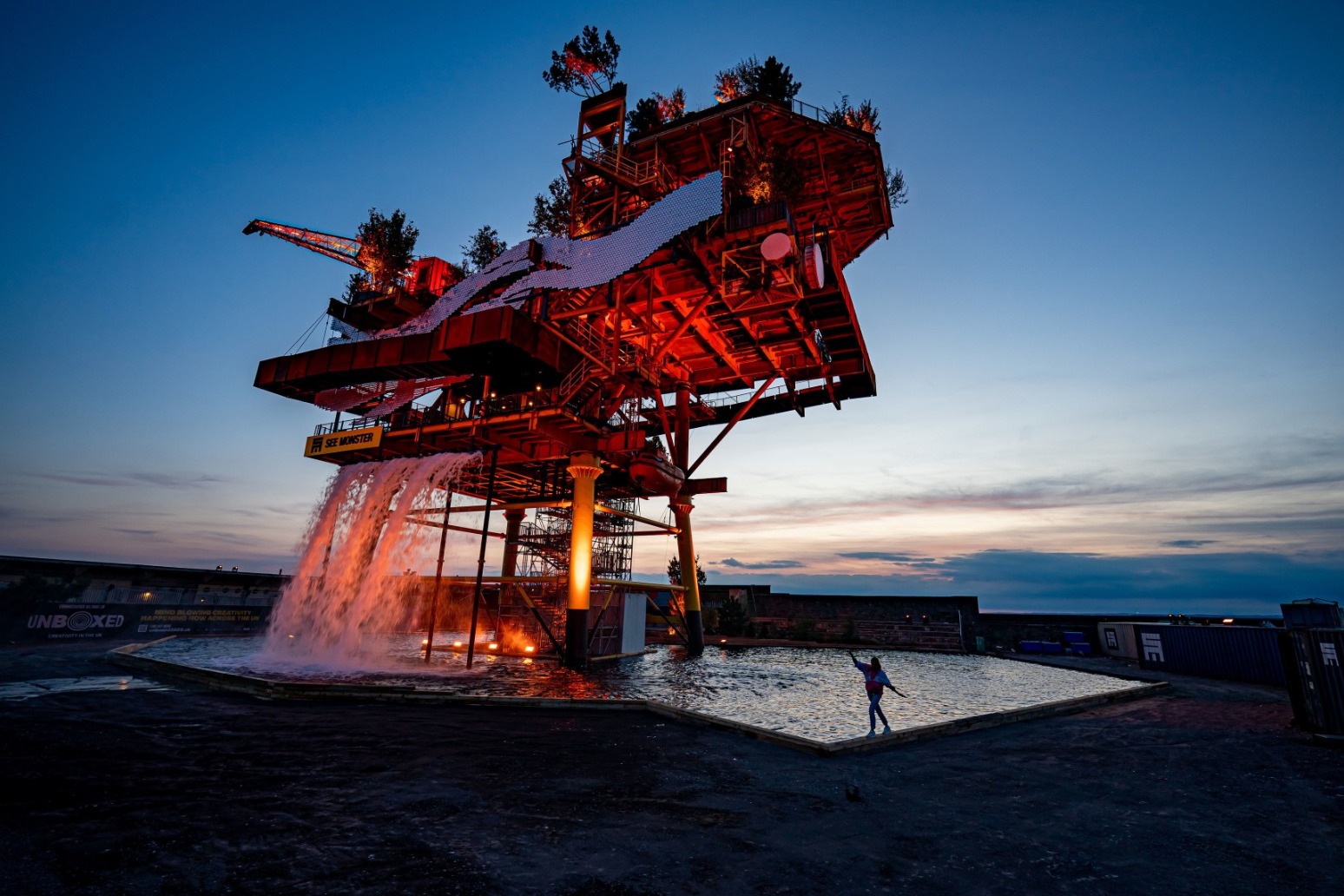 Decommissioned oil rig to reopen as public art installation 