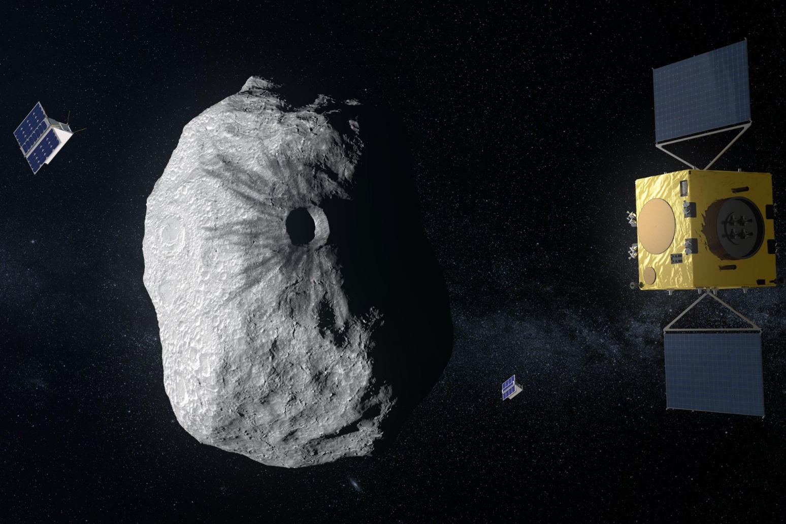 Nasa tests defence technology by crashing spacecraft into asteroid 