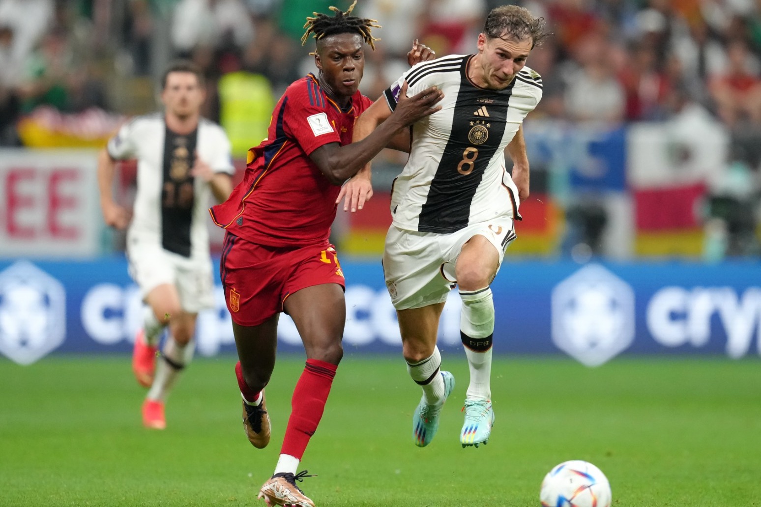 Germany fight on after battling draw 