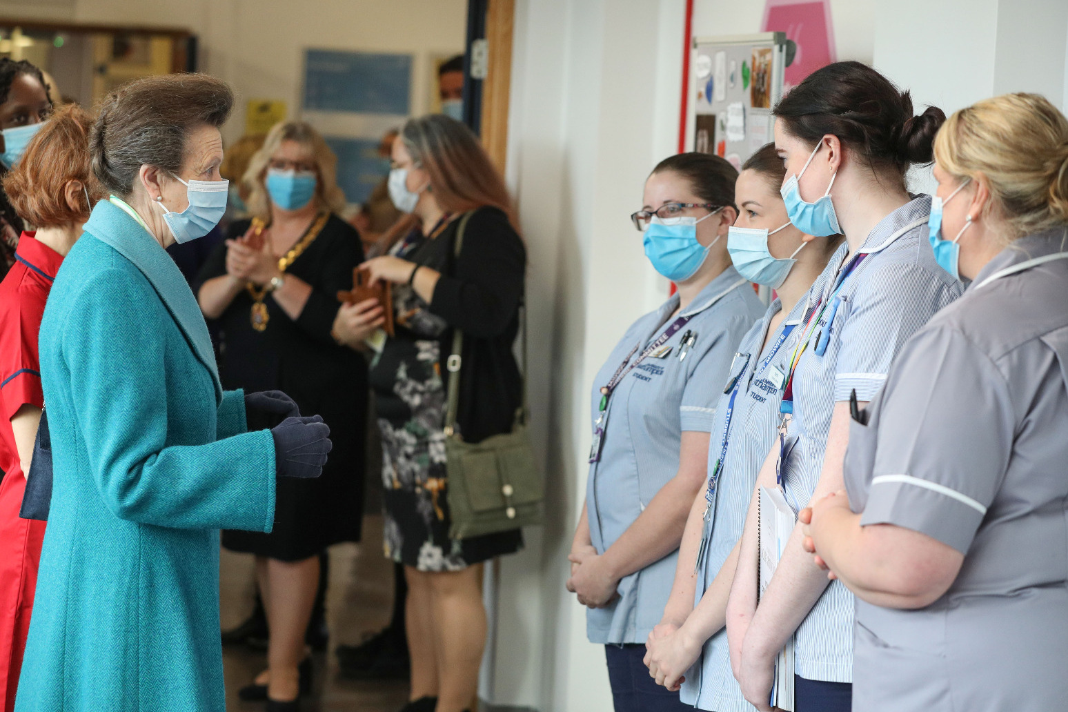 Princess Anne returns to maternity hospital 42 years after she opened it 