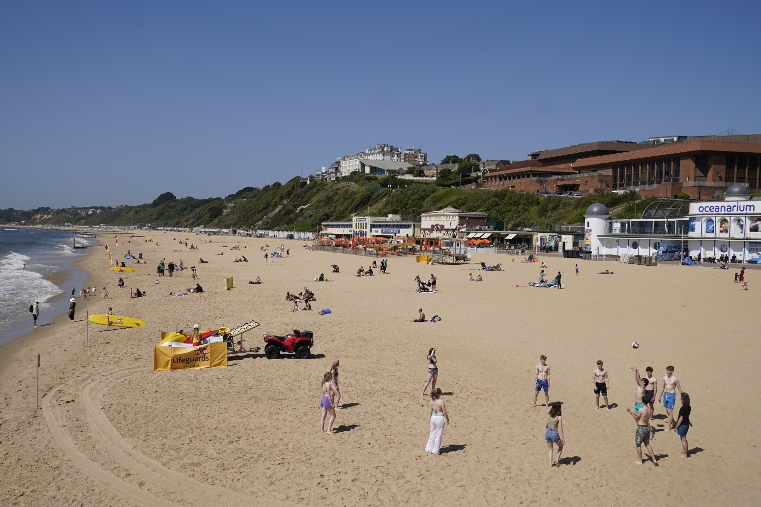 Boy, 17, and girl, 12, die following incident off Bournemouth beach 