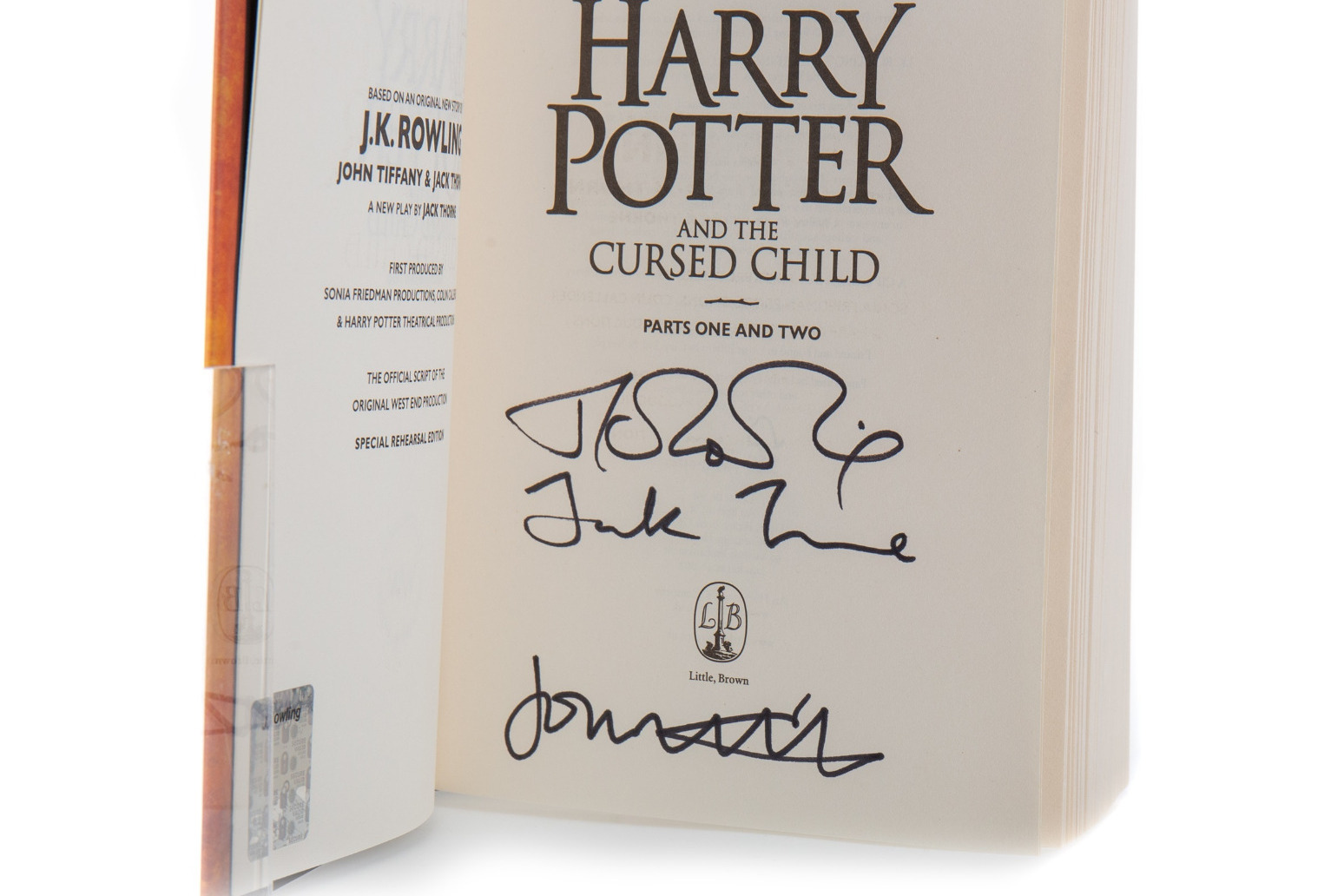 Copy of Harry Potter play signed by JK Rowling sells at auction 