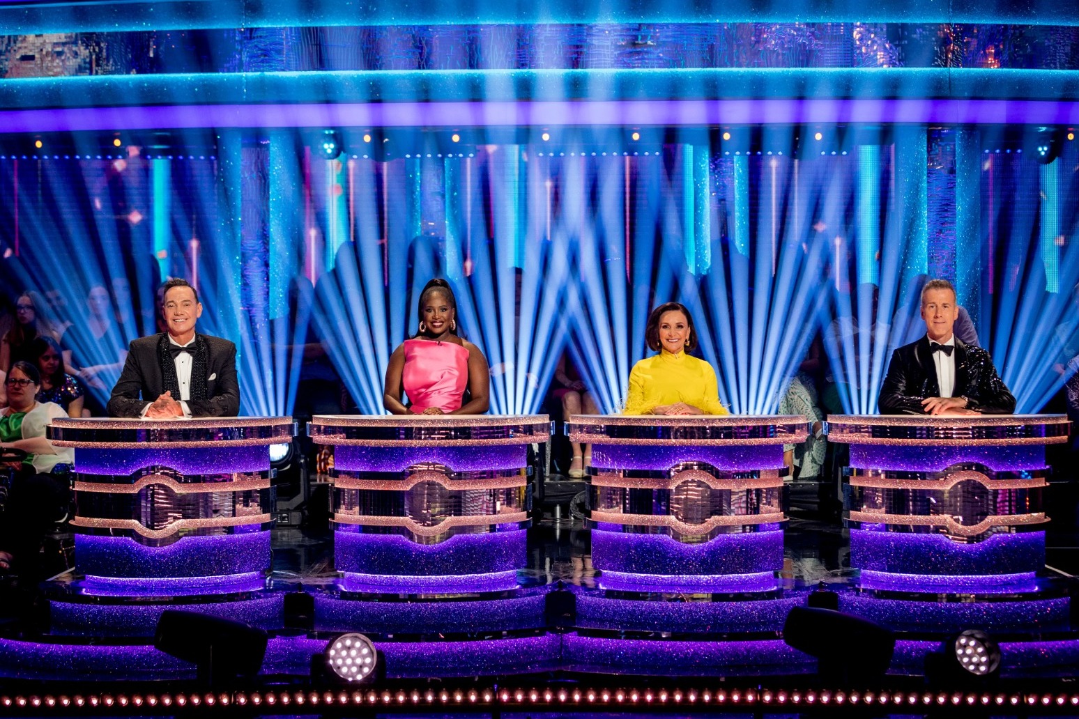 Strictly Come Dancing celebrities begin quest for Glitterball Trophy 